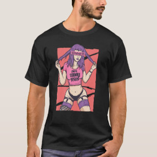 Sinnar inte i dag Jesus Gothic Girl Satanism Djävu T Shirt
