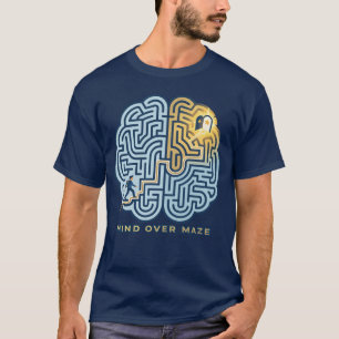 Sinne Över Labyrint – Inspirerande Hjärnlabyrint T Shirt