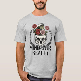 ​Sinne Över Skönhet Blommig Dödskalle Surrealistis T Shirt