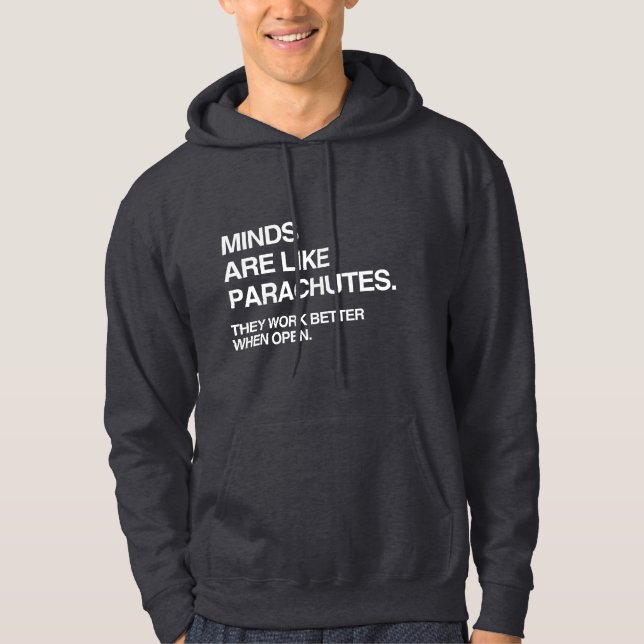 SINNEN ÄR SOM FALLSKÄRMAR HOODIE (Framsida)