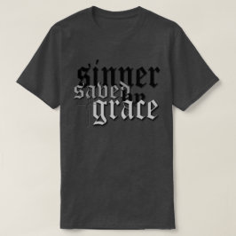 sinner sparad av ljung för nåddrk t var t-shirt
