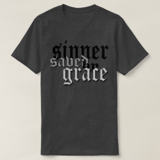 sinner sparad av ljung för nåddrk t var t-shirt
