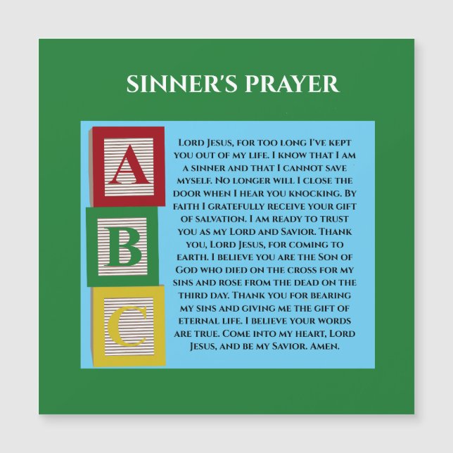 SINNERS PRAYER (Framsida)