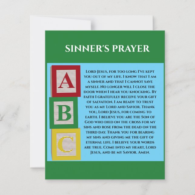 SINNERS PRAYER (Framsida)