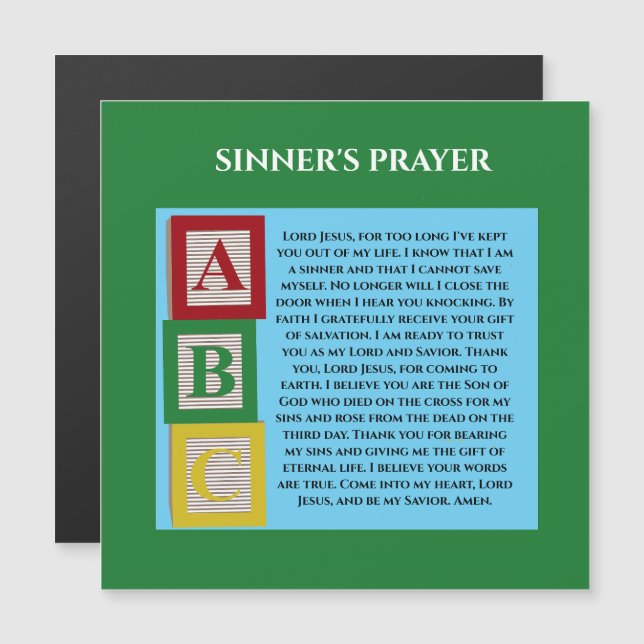 SINNERS PRAYER (Fram/baksida)