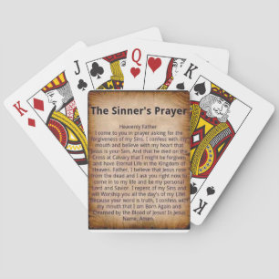Sinners Prayer-spelkort Casinokort