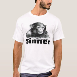 Sinnerschimpanst-skjorta - vid Brett Keane Tee Shirt