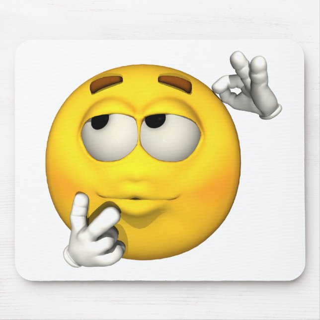 Sinnesrörelsegrabb - tänkande Mousepad Musmatta (Framsidan)