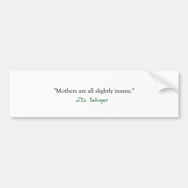Sinnessjuk mammor bildekal (Framsidan)