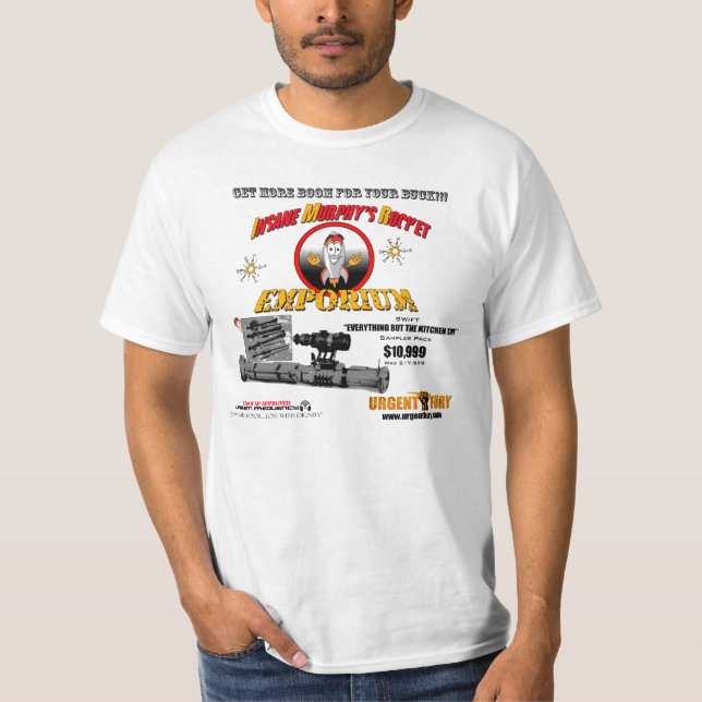 Sinnessjuk Murphys raketEmporium Tee (Framsida)