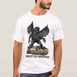 Sinnessjukdom är den ofrånkomliga Cthulhu T-tröja Tee Shirt