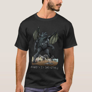 Sinnessjukdom är den ofrånkomliga Cthulhu T-tröja Tee Shirt