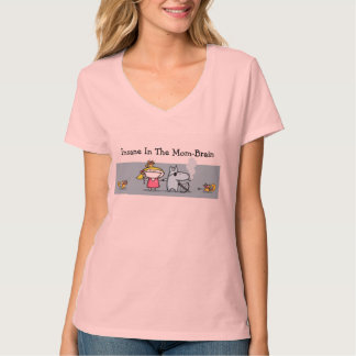 Sinnessjukt i skjortan för Mamma-Hjärna Badass T Shirt