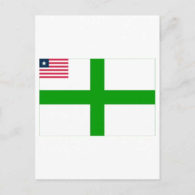 Sinoe County Flagga Vykort (Framsida)