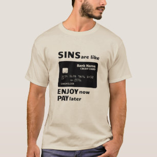 Sins är som Kredit Cards T Shirt