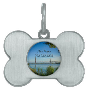 Sint Arthur Ravenel Bridge Pet ID Tag ID-bricka Husdjur