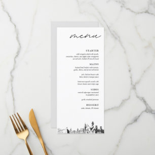 Sint Augustine Wedding Reception Dinner Menu Meny