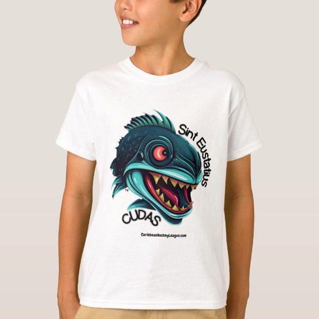 Sint Eustatius Cudas - CaribbeanHockeyLeague.com T Shirt (Framsida)