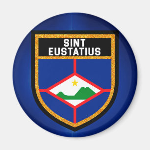 Sint Eustatius flagga Magnet