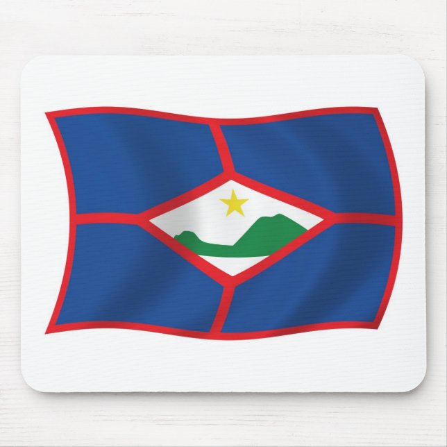 Sint Eustatius Flagga Musmatta (Framsidan)