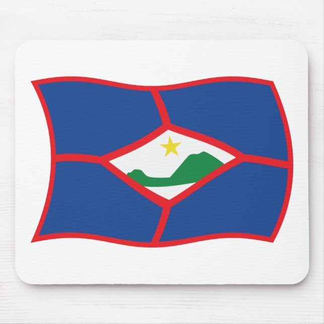 Sint Eustatius Flagga Musmatta (Framsidan)