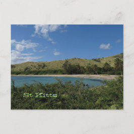 Sint. Kitts Tropical Beach Photo Postcard Vykort