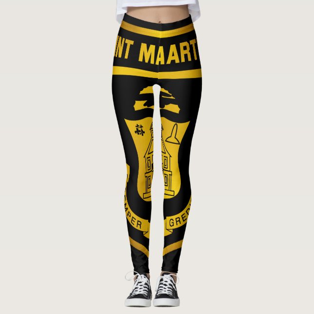 Sint Maarten Emblem Leggings (Framsida)