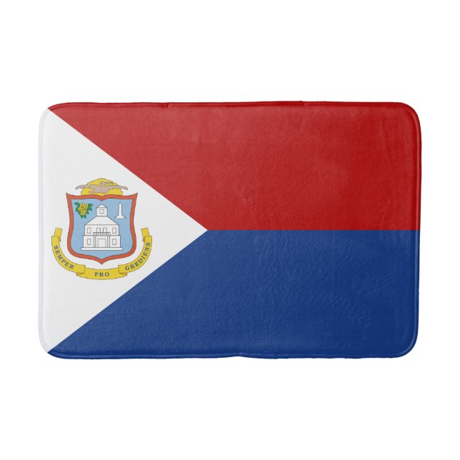 Sint Maarten-flagga Badrumsmatta (Framsidan)