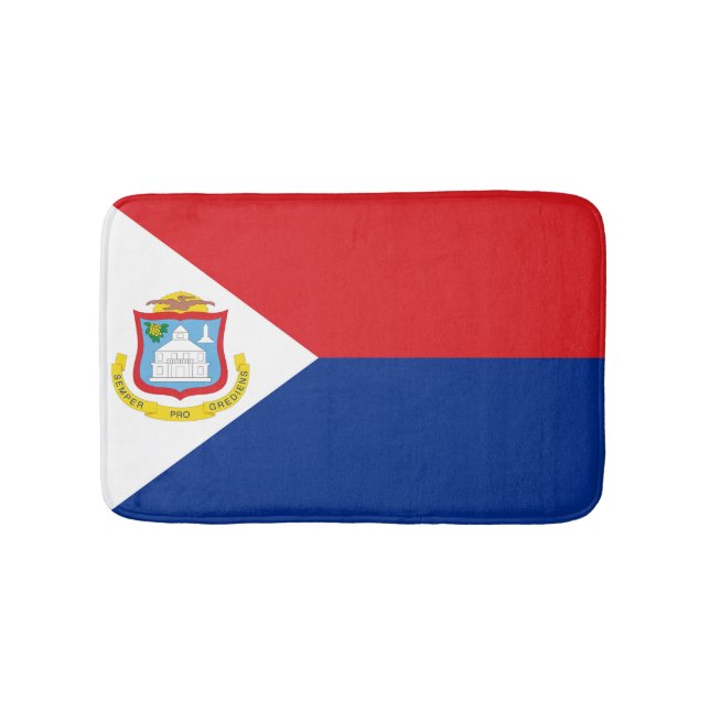 Sint Maarten flagga Badrumsmatta (Framsidan)