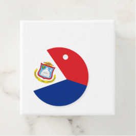 Sint Maarten flagga Gåvor Etiketter