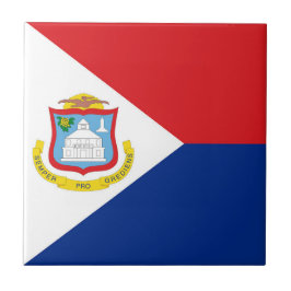 Sint Maarten flagga Kakelplatta