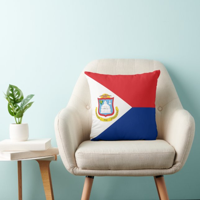 Sint Maarten flagga Kudde (Stol)
