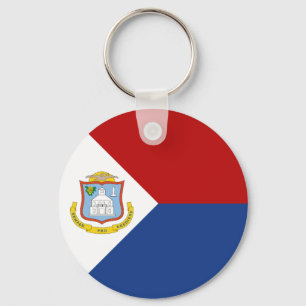 Sint Maarten-flagga Nyckelring