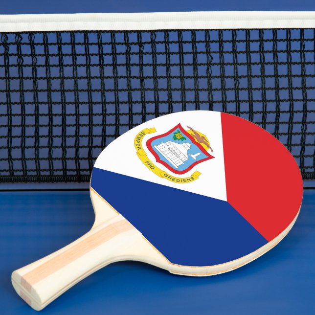 Sint Maarten flagga Pingisracket (Insitu)