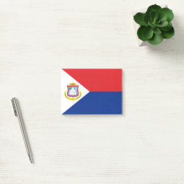 Sint Maarten flagga Post-it Block