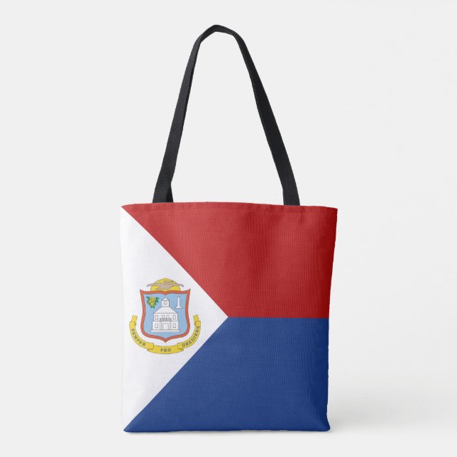 Sint Maarten-flagga Tygkasse (Baksida)