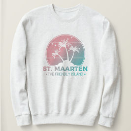 Sint. Maarten | Sint Martin Retro Gradient T Shirt