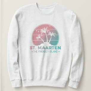 Sint. Maarten Sint Martin Retro Gradient T Shirt
