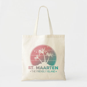 Sint. Maarten Sint Martin Retro Gradient Tygkasse