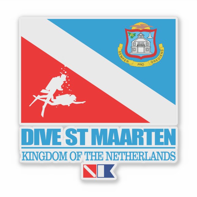 Sint Maarten (sq) Klistermärken (Framsida)