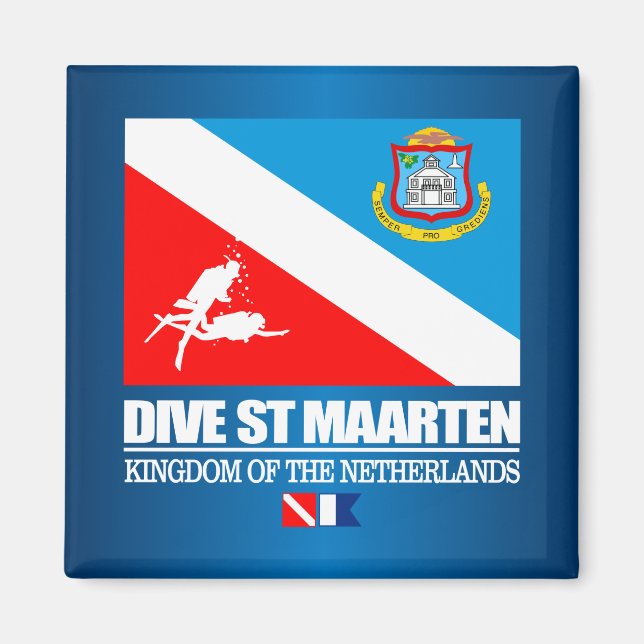 Sint Maarten (sq) Magnet (Framsidan)
