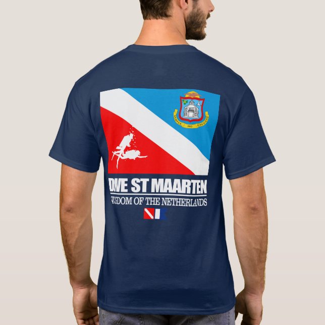 Sint Maarten (sq) T Shirt (Baksida)