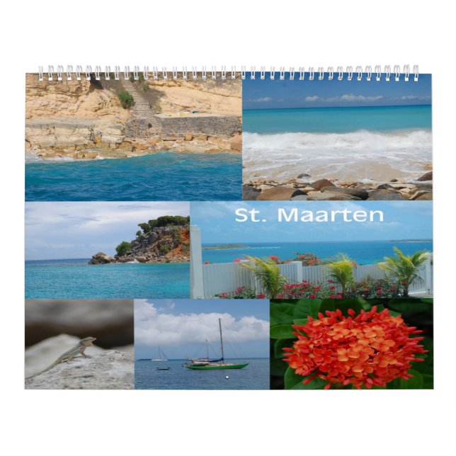Sint Maarten - St. Martin 12 månaders kalender (Omslag)