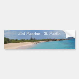 Sint Maarten - St. Martin Beach Scene Bildekal