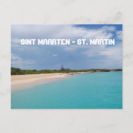 Sint Maarten - St. Martin Beach Scene Vykort