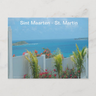 Sint Maarten - St. Martin Ocean Blue-Sjölandskapet Vykort