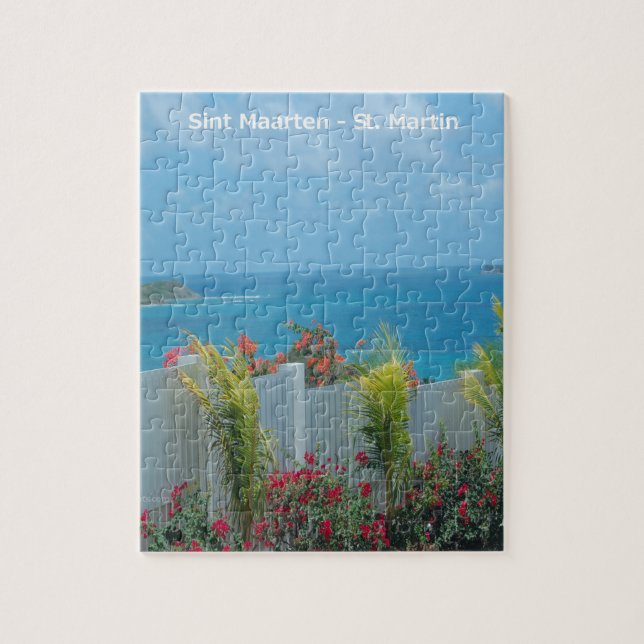 Sint Maarten - St Martin Oceanview Puzzle Pussel (Vertikal)