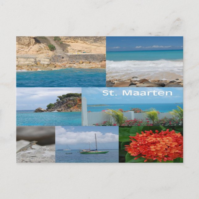 Sint Maarten - St Martin Postcard Vykort (Framsida)