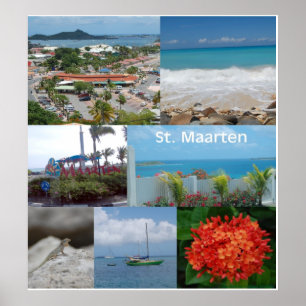 Sint Maarten-St Martin Poster Skriv ut