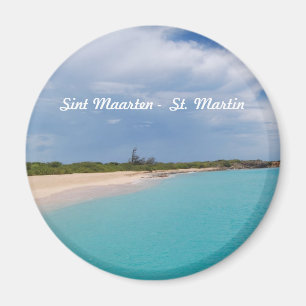 Sint Maarten - St Martin strandplats Magnet